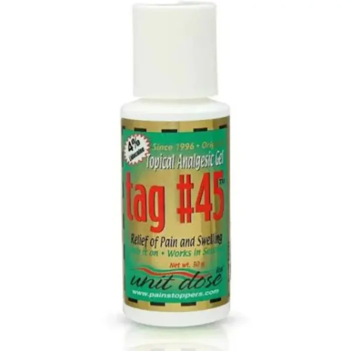 Tag #45 numbing gel